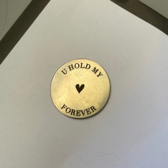 Origami Owl "U Hold My ❤️" Plate Large Locket - Picture 3 of 4